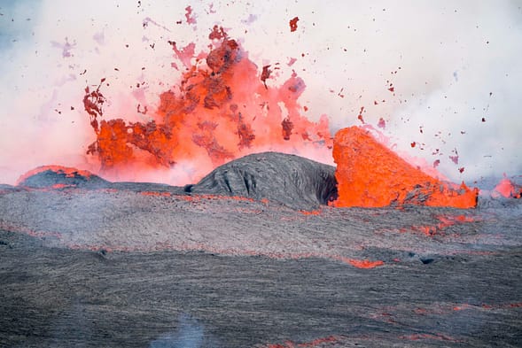 Vulcano del Monte Nyiragongo Congo
