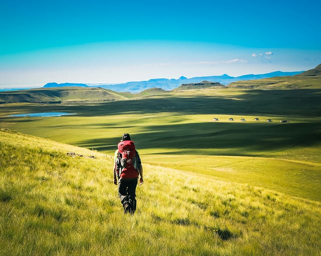 Trekking Maloti-Drakensberg Park, Sehlabathebe , Lesotho