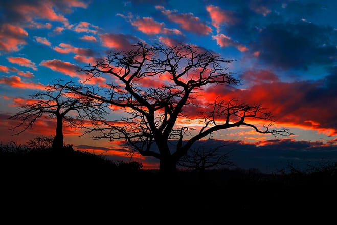 Tramonto in Angola
