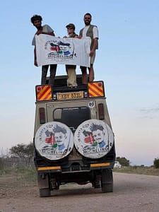 jeep in Kenya con Michelino jeep in Kenya con Michelino