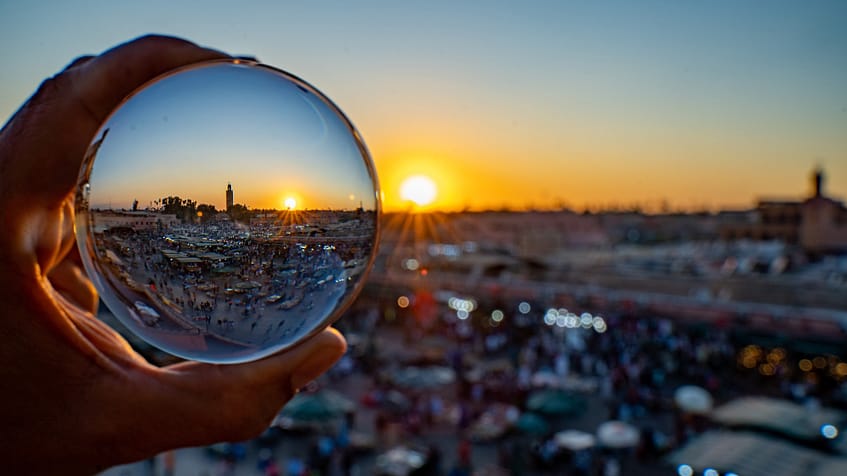 sunset Marrakech viaggioinafrica